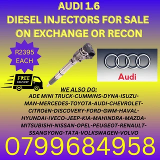 Audi 1.6 Diesel Injectors/ 6 Months Warranty
