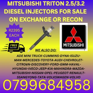 Mitsubishi Triton 2.5/3.2 Diesel Injectors/ 6 Months Warranty