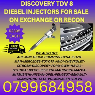 Discovery Tdv 8 Diesel Injectors/ 6 Months Warranty