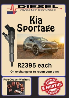 Kia Sportage Diesel Injectors/ 6 Months Warranty
