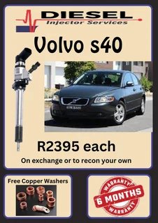 Volvo S40 Diesel Injectors/ We Recon And Sell On Exchange
