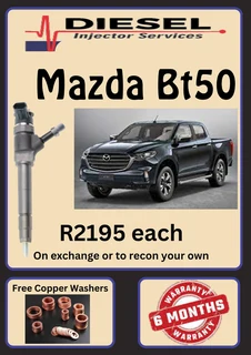 Mazda Bt50 Diesel Injectors/ We Recon And Sell On Exchange