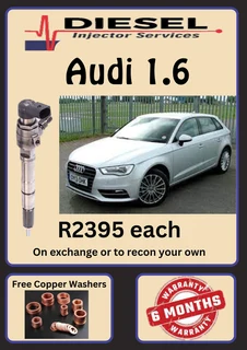 Audi 1.6 Diesel Injectors/ Free Copper Washers