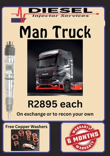 Man Truck Diesel Injectors/ Free Copper Washers