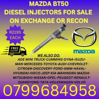 Mazda Bt50 Diesel Injectors/ We Recon And Sell On Exchange