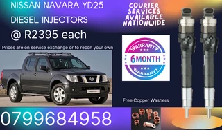 Nissan Navara Yd25 Diesel Injectors/ 6 Months Warranty