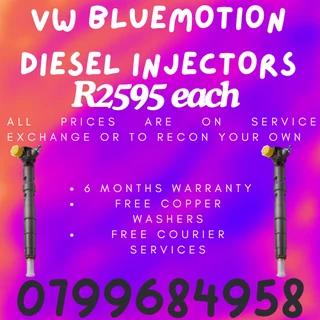 Vw Bluemotion Diesel Injectors/ Free Copper Washers