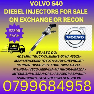 Volvo S40 Diesel Injectors/ 6 Months Warranty