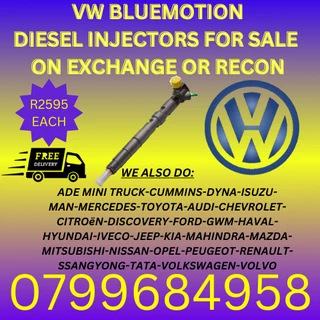 Vw Bluemotion Diesel Injectors/ Free Copper Washers
