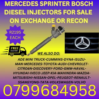 Mercedes Sprinter Diesel Injectors/ We Recon And Sell On Exchange