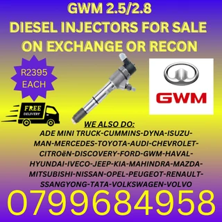 Gwm 2.5/2.8 Diesel Injectors/ Free Copper Washers