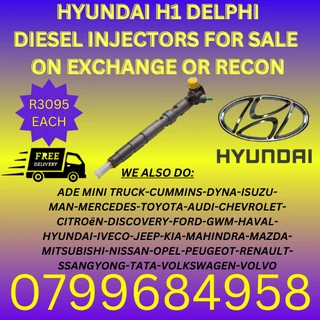 Hyundai H1 Delphi Diesel Injectors/ 6 Months Warranty