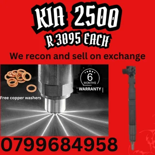 Kia 2500 Diesel Injectors/ We Recon And Sell On Exchange