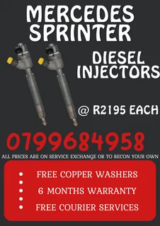 Mercedes Sprinter Diesel Injectors/ We Recon And Sell On Exchange