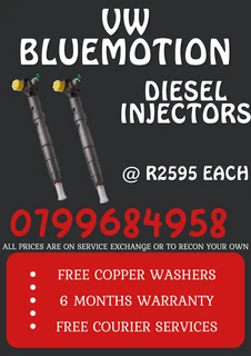 Vw Bluemotion Diesel Injectors/ 6 Months Warranty