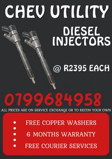 Chev Utility Diesel Injectors/ 6 Months Warranty