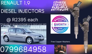 Renault 1.9 Diesel Injectors/ Free Copper Washers
