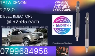 Tata Xenon 2.2/3.0 Diesel Injectors/ We Recon And Sell On Exchange