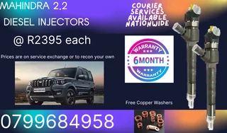Mahindra 2.2 Diesel Injectors/ Free Copper Washers