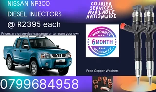Nissan Np300 Diesel Injectors/ 6 Months Warranty