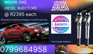 Nissan Juke Diesel Injectors/ Free Copper Washers
