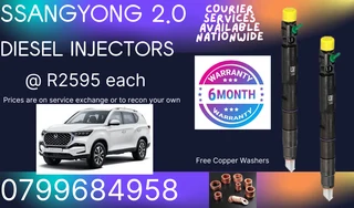 Ssangyong Diesel Injectors/ Free Copper Washers