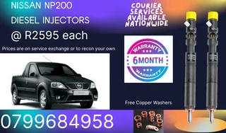 Nissan Np200 Diesel Injectors/ 6 Months Warranty