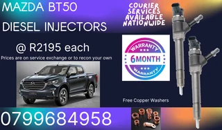 Mazda Bt50 Diesel Injectors/ We Recon And Sell On Exchange