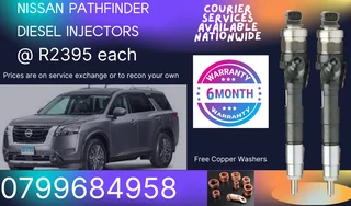 Nissan Pathfinder Diesel Injectors/ 6 Months Warranty
