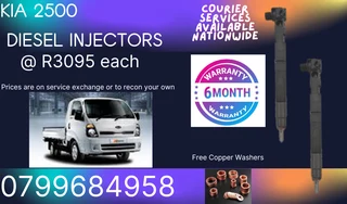 Kia 2500 Diesel Injectors/ We Recon And Sell On Exchange