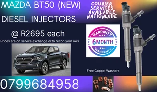 Mazda Bt50 (new) Diesel Injectors/ 6 Months Warranty