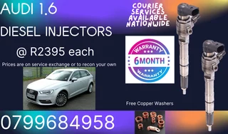 Audi 1.6 Diesel Injectors/ Free Copper Washers