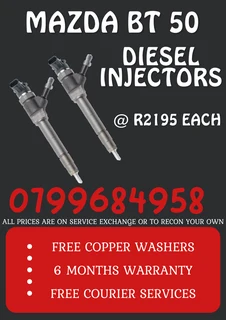 Mazda Bt50 Diesel Injectors/ We Recon And Sell On Exchange