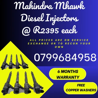 Mahindra Mhawk Diesel Injectors/ Free Copper Washers