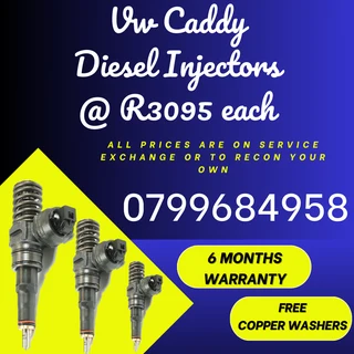 Vw Caddy Diesel Injectors/ Free Copper Wsashers