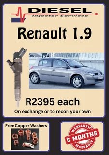 Renault 1.9 Diesel Ingectors/ Free Copper Washers