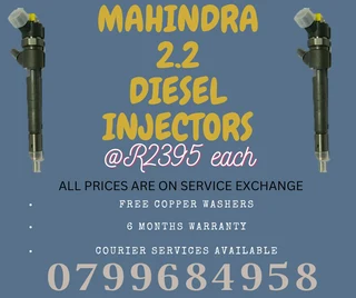 Mahindra 2.2 Diesel Injectors/ Free Copper Washers