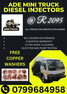 Ade Mini Truck Diesel Injectors/ Free Copper Washers