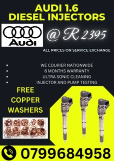 Audi 1.6 Diesel Injectors/ 6 Months Warranty