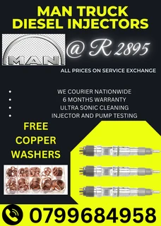 Man Truck Diesel Injectors/ 6 Months Warranty