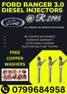 Ford Ranger 3.0 Tdci Diesel Injectors/ We Recon And Sell On Exchange