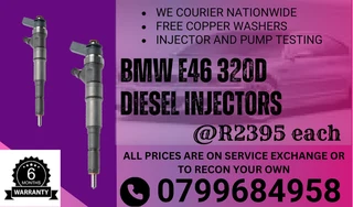Bmw E46 Diesel Injectors/ 6 Months Warranty