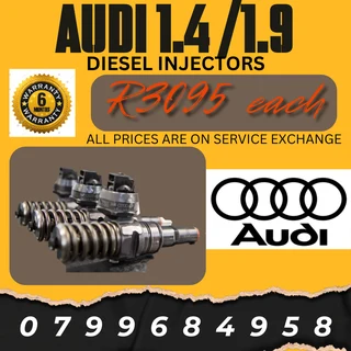 Audi 1.4/1.9 Diesel Injectors/ 6 Months Warranty