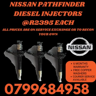 Nissan Pathfinder Diesel Injectors/ Free Copper Washers