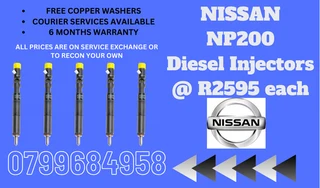 Nissan Np200 Diesel Injectors/ We Recon And Sell On Exchange