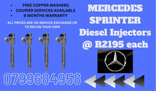 Mercedes Sprinter Diesel Injectors/ 6 Months Warranty