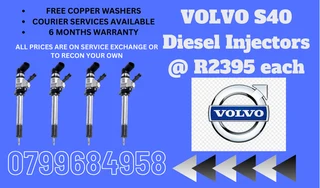 Volvo S40 Diesel Injectors/ Free Copper Washers