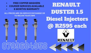 Renault Duster 1.5 Diesel Injectors/ 6 Months Warranty