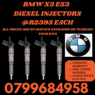 Bmw X5 E53 Diesel Injectors/ Free Copper Washers
