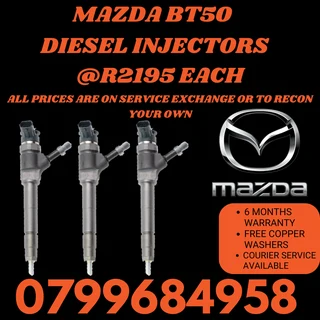 Mazda Bt50 Diesel Injectors/ We Recon And Sell On Exchange